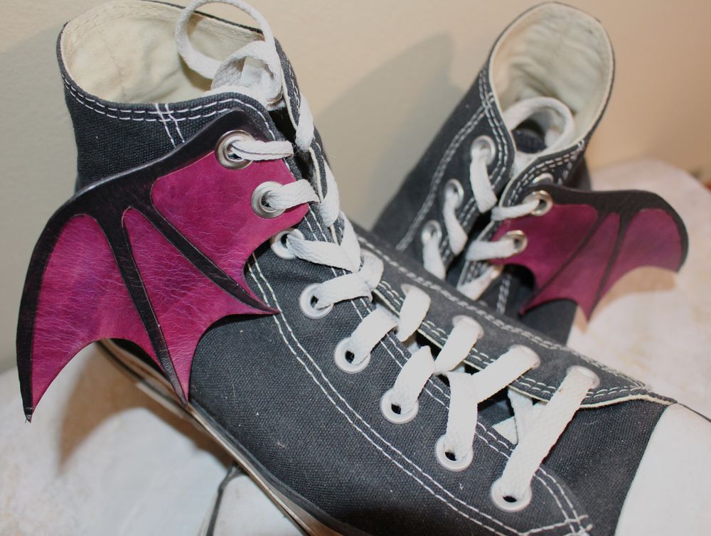 10% Sale on Ready to Ship Leather Shoe Bat Wings 