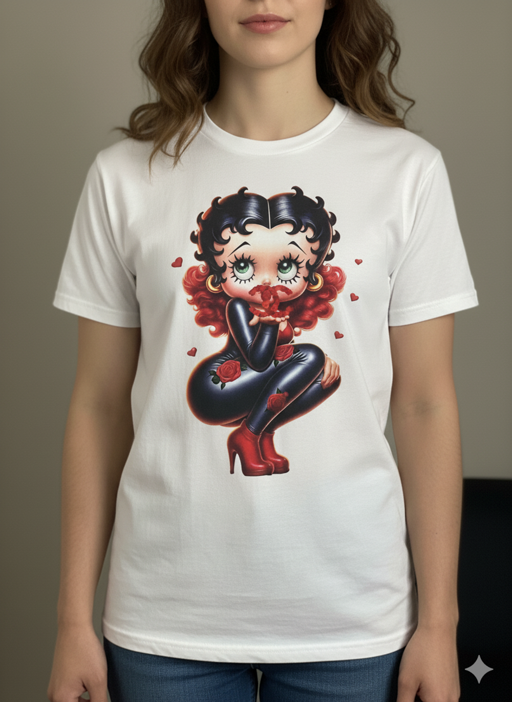 Betty Boop white T-shirt