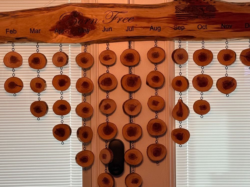 Oversized Cedar Birthday/Anniversary 