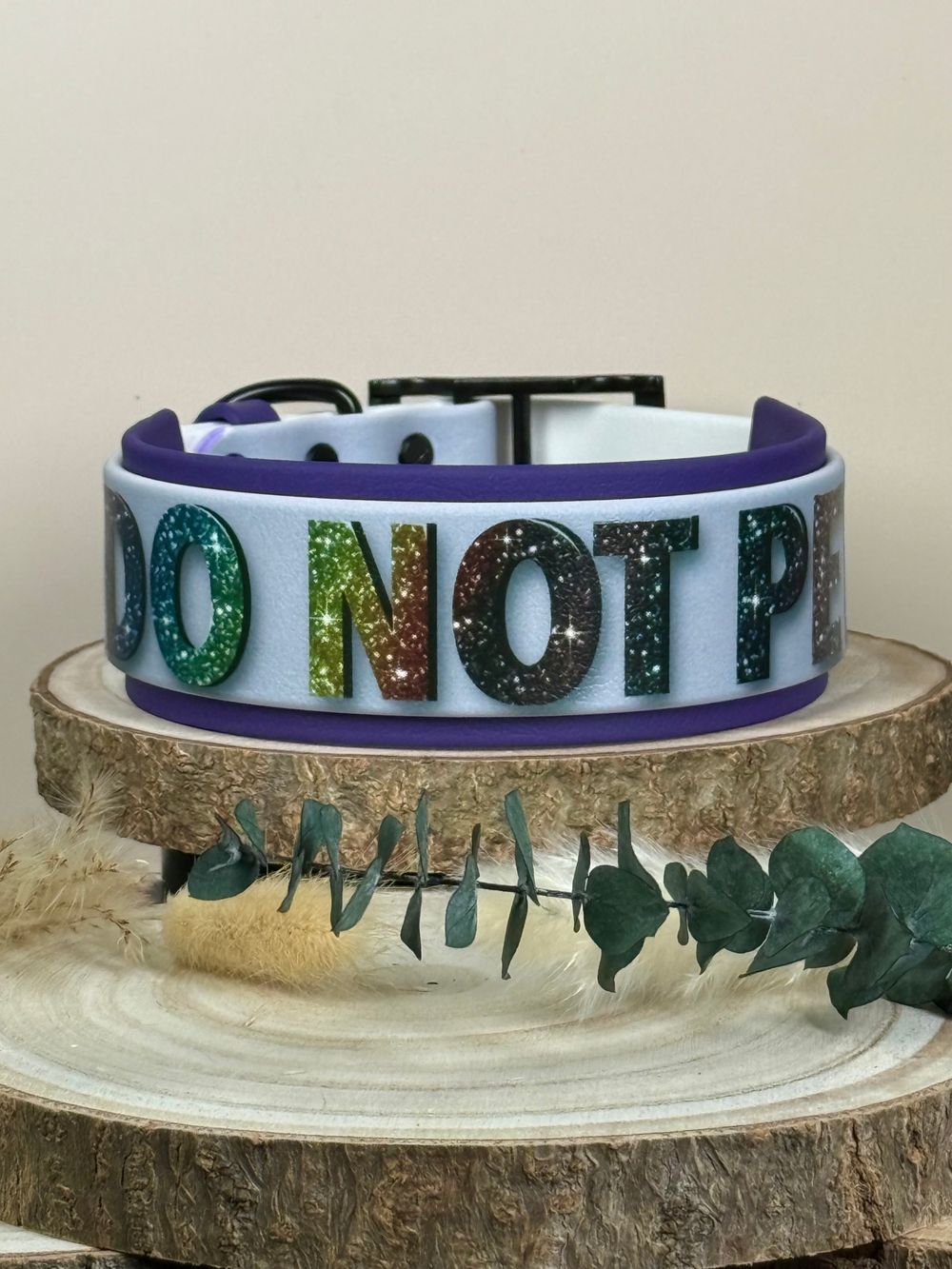 2-Inch Custom UV Printed Biothane® Dog Collar | Double Layer | Waterproof