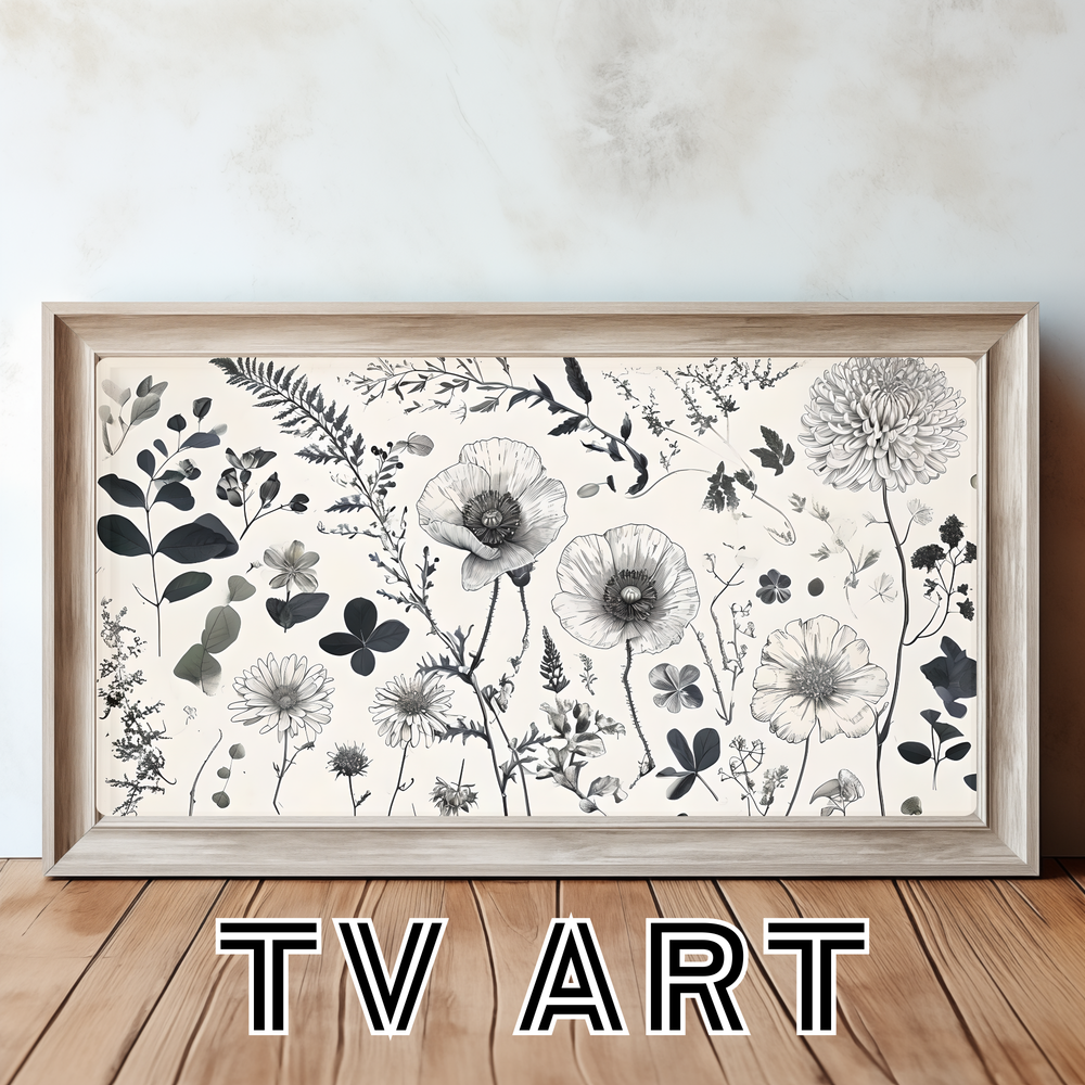 Smart Tv Art Botanical Digital Download Digital Wall Art 4k
