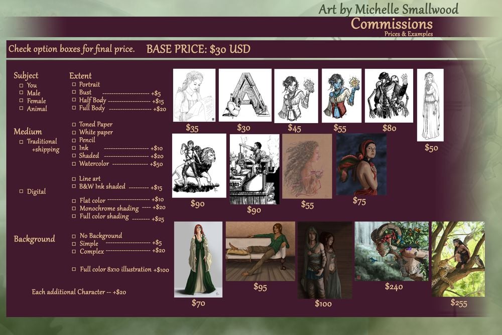 Digital drawing/painting commission