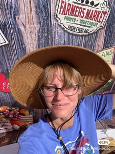 Samantha at Farmer's Market Day in 2024