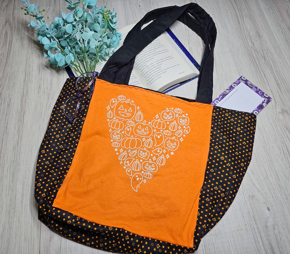 🌿 Upcycled Tote Bag – Eco-Friendly, Reversible & Built to Last