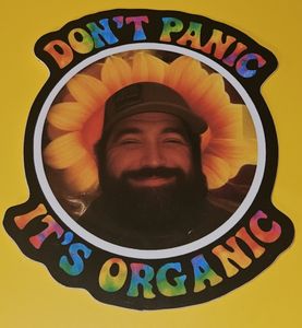 Don't Panic sticker
