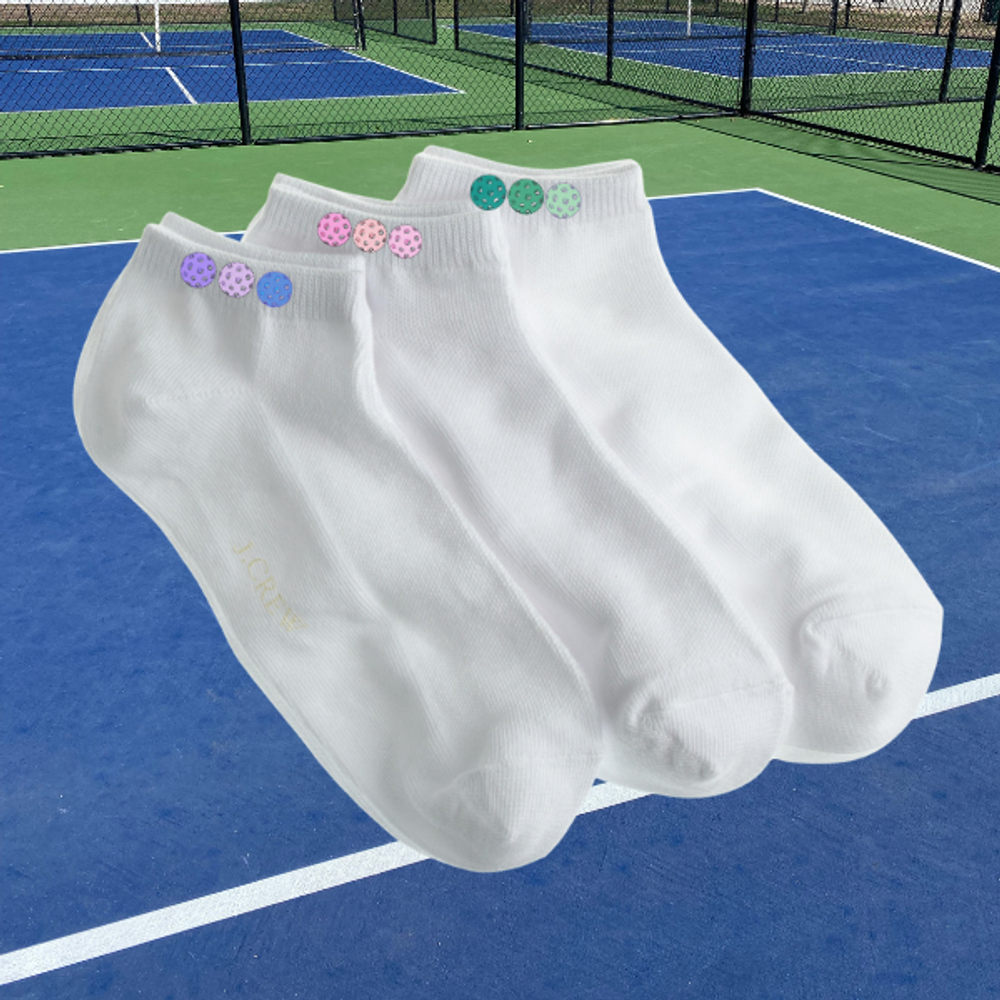 3 Pickleballs Socks - 3 PACK!