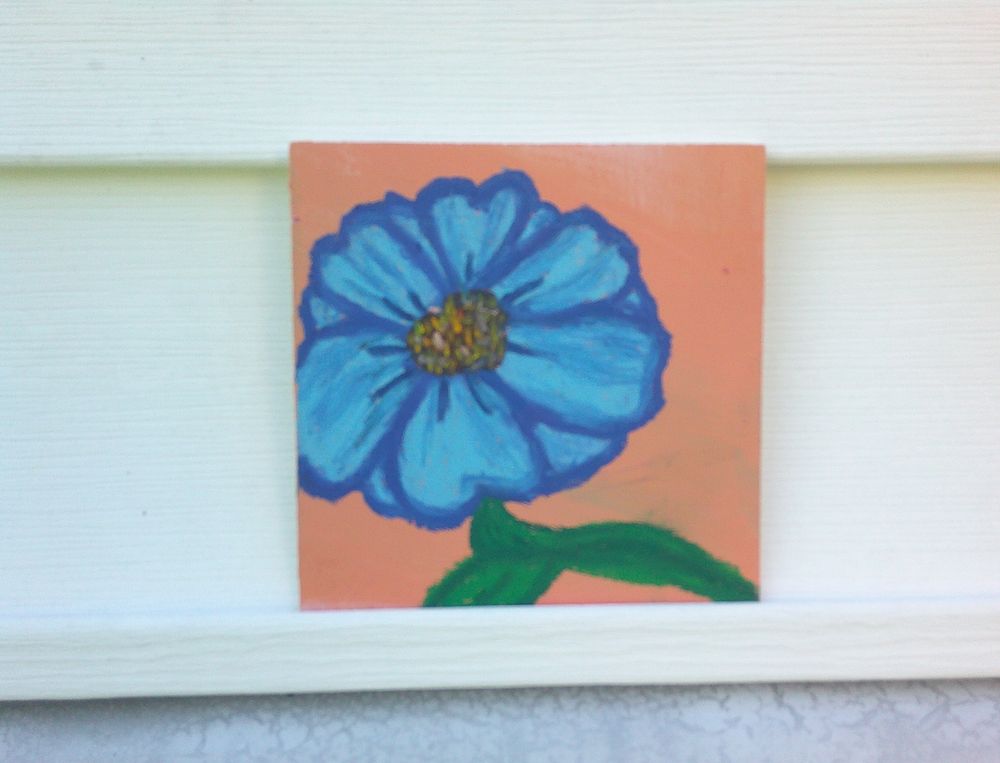Blue Flower Original: Flower Series