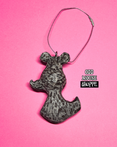 The other side of the sculpted duck ornament