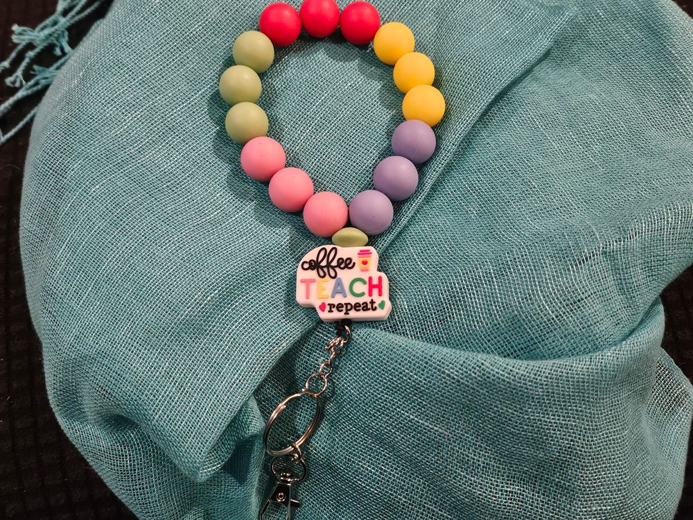 Best teacher ever wristlet