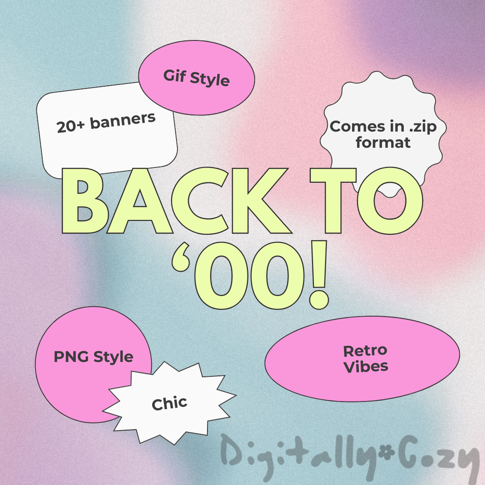 "Back to '00" Discord Banners