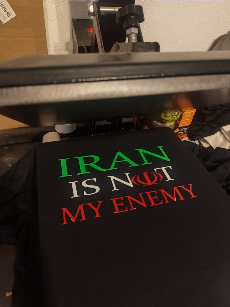 Iran is not my enemy shirt 
