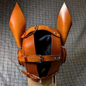 Rear view of the Diesel Pup Hood in Saddle Tan