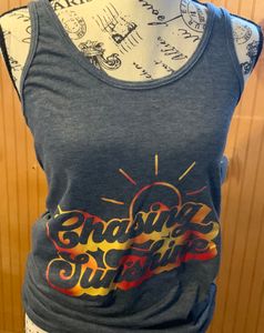 Charcoal Grey Racer Babk Tank Top