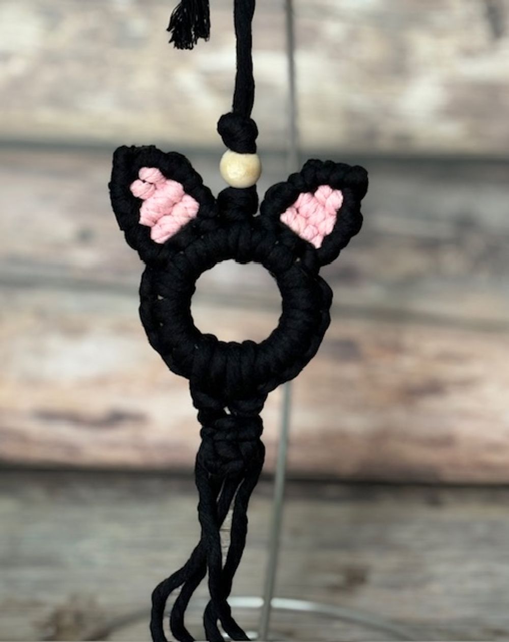 Cat Person Car Charm