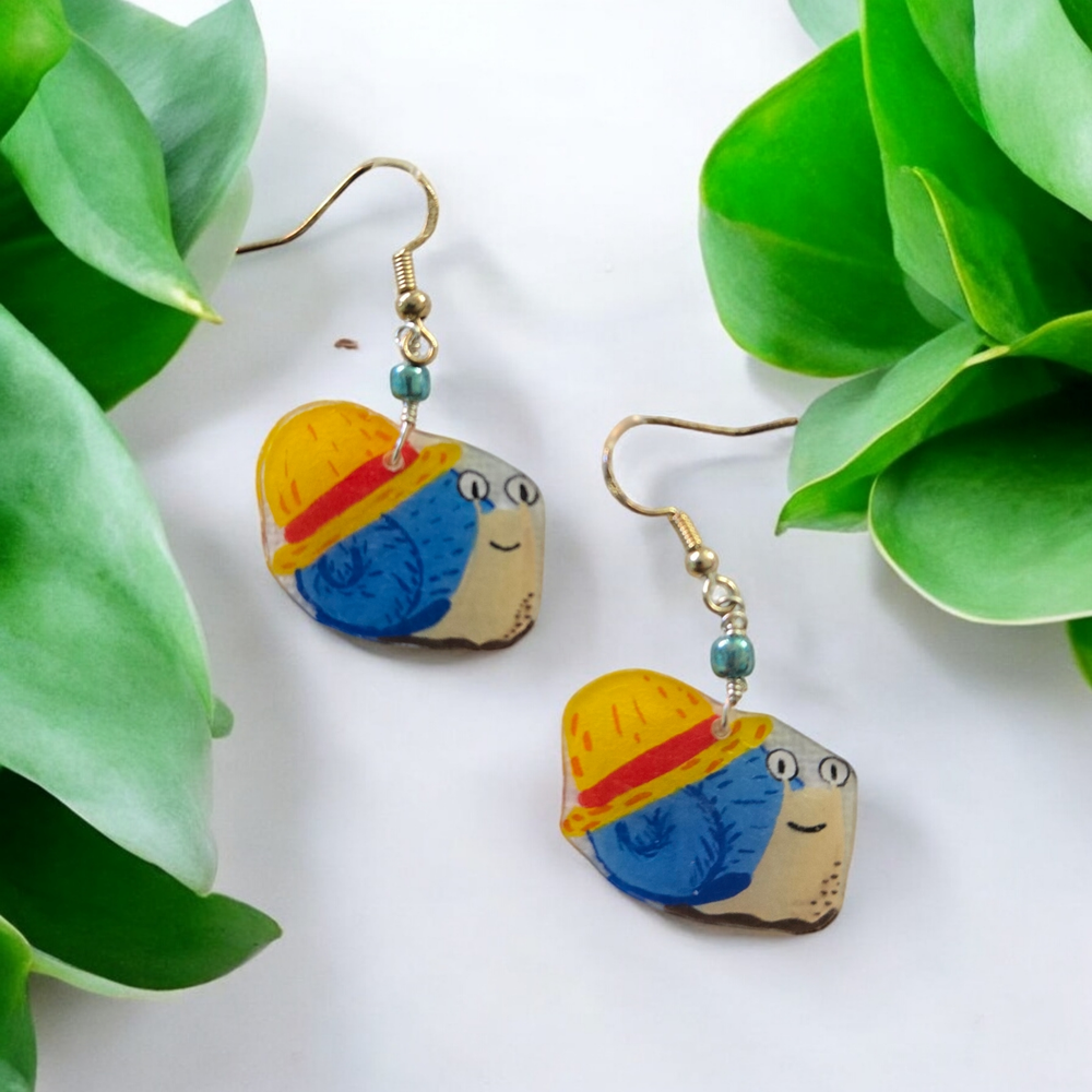 Den Den Mushi Luffy Earrings