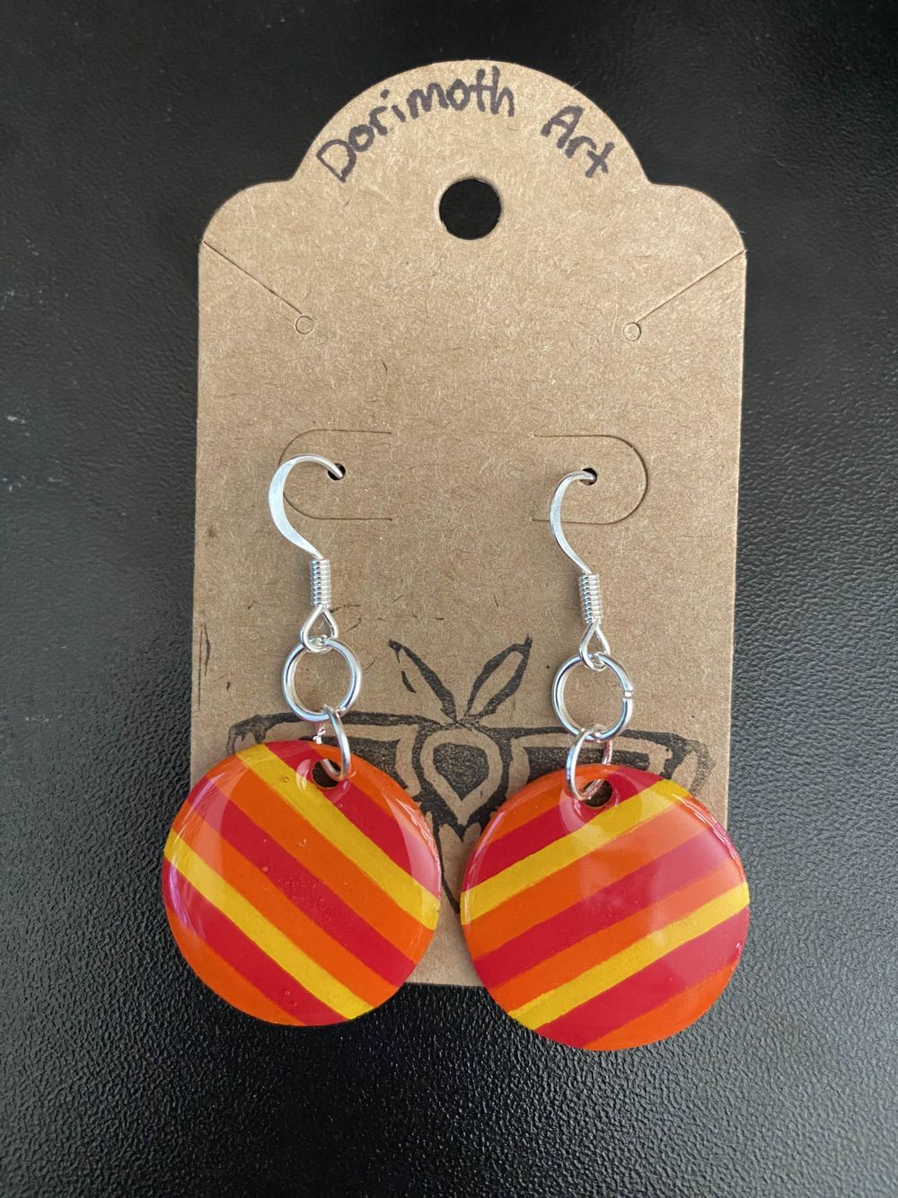 Warm Stripe Earrings