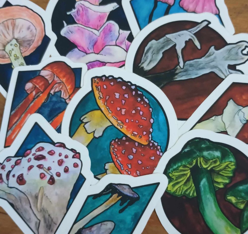 Mushroom Stickers