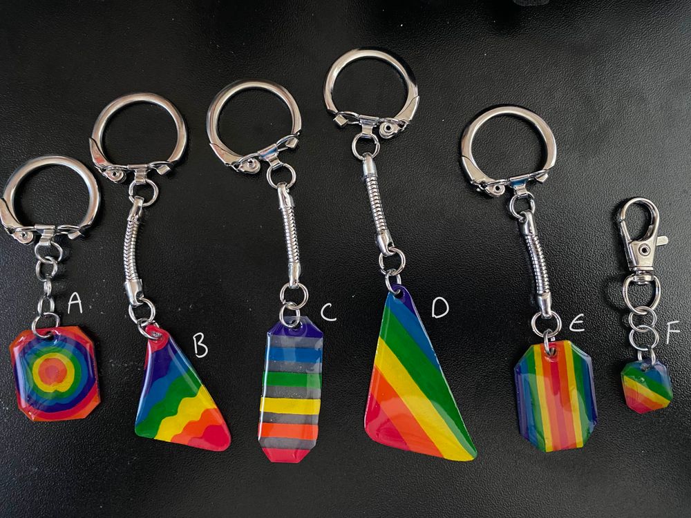 Rainbow Keychains