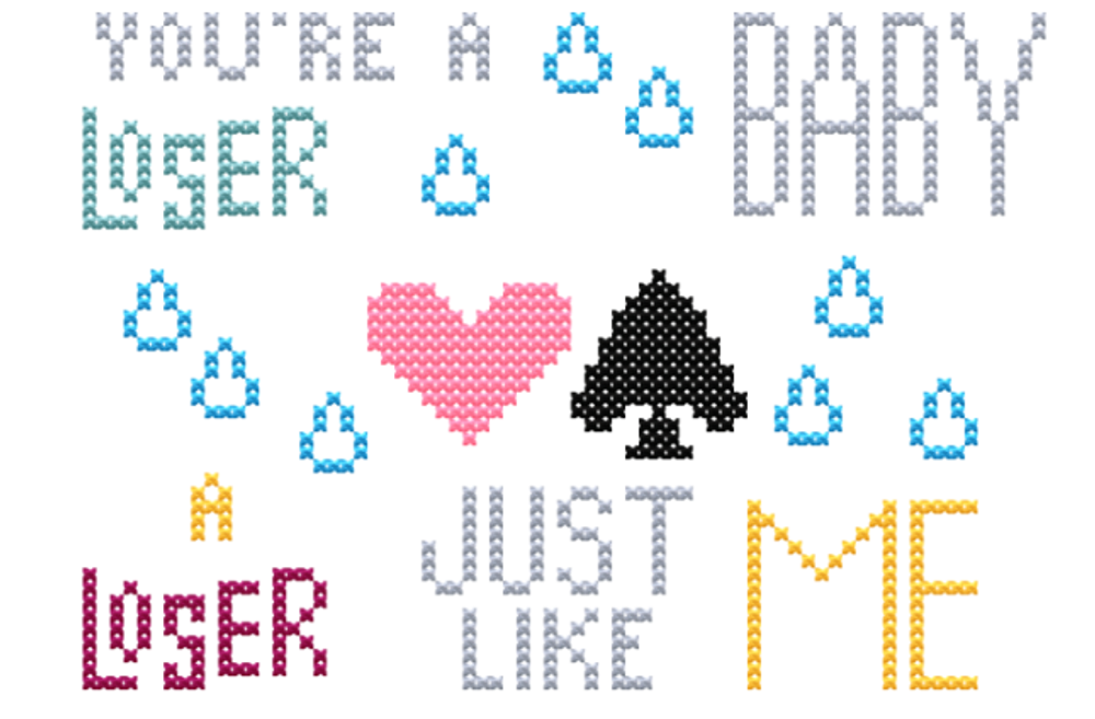 Hazbin Hotel: Loser, Baby Cross Stitch Pattern
