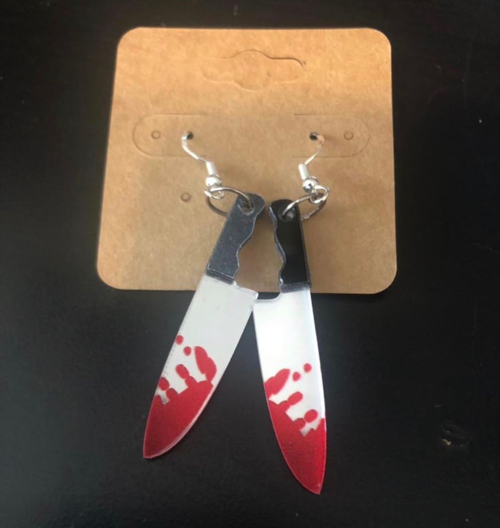 Kitchen Knife Earrings