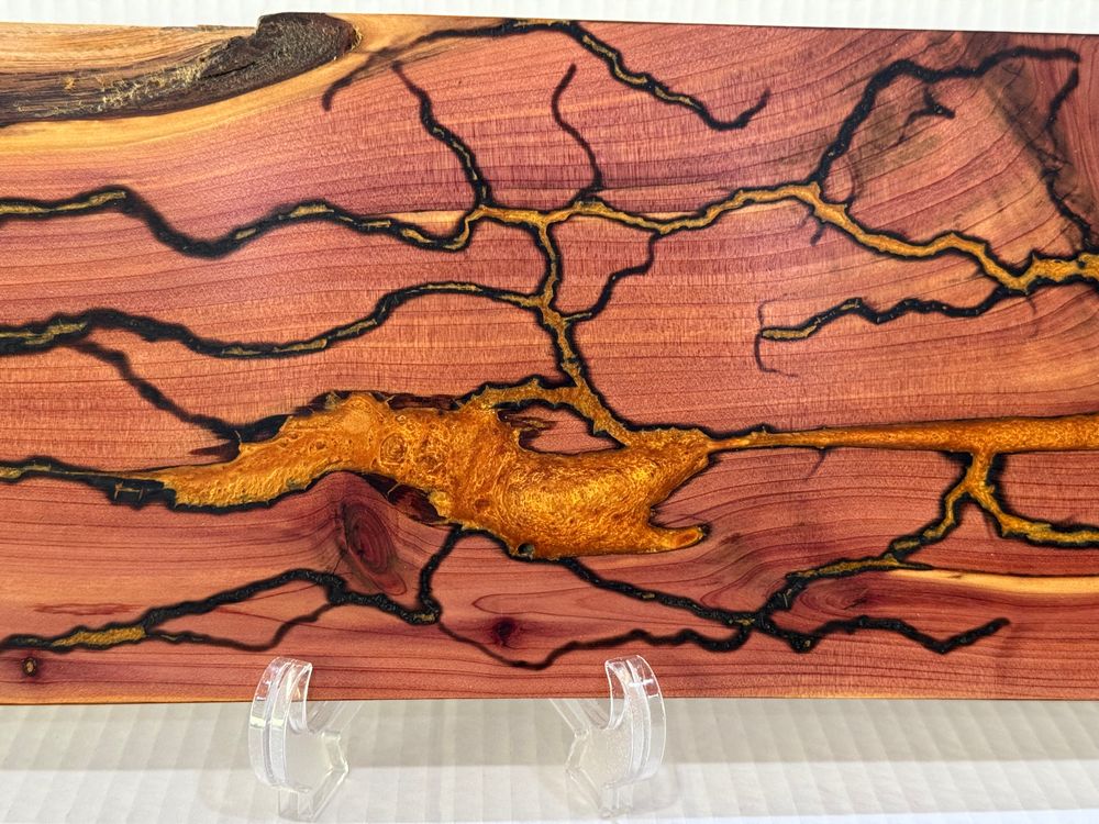 Gold Cedar Hook Rack