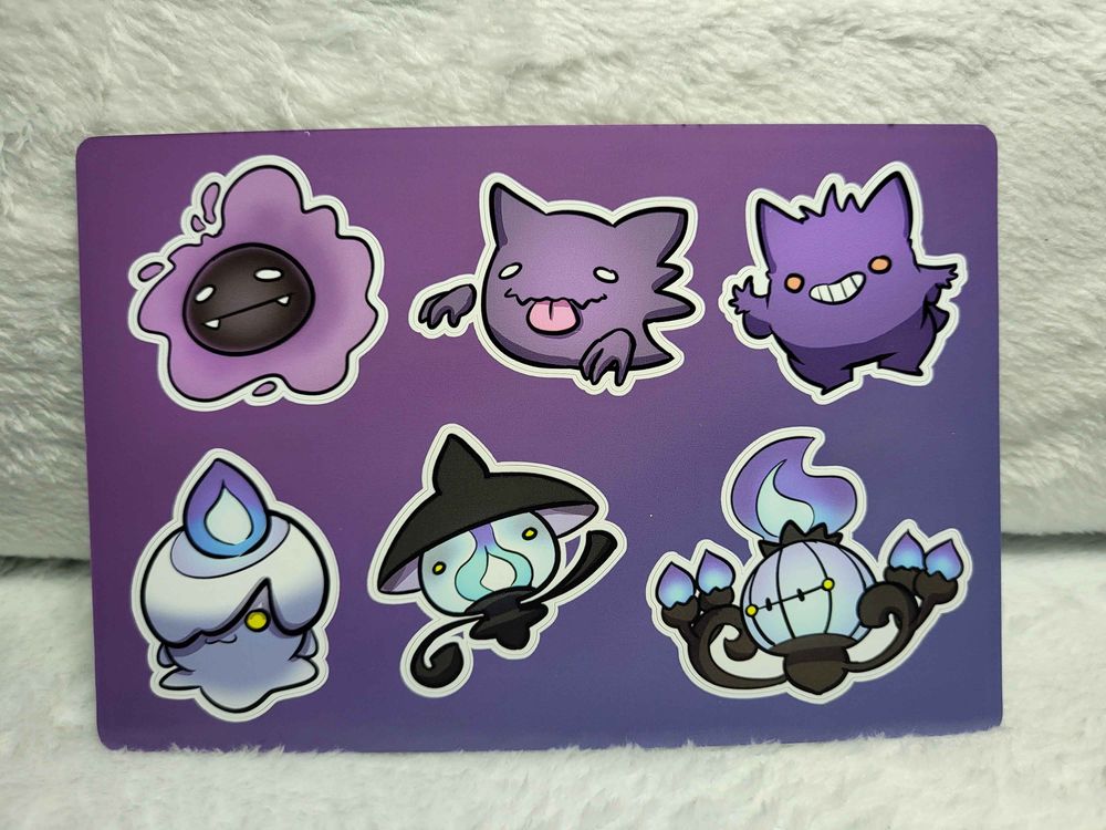 Ghost sticker sheet 1
