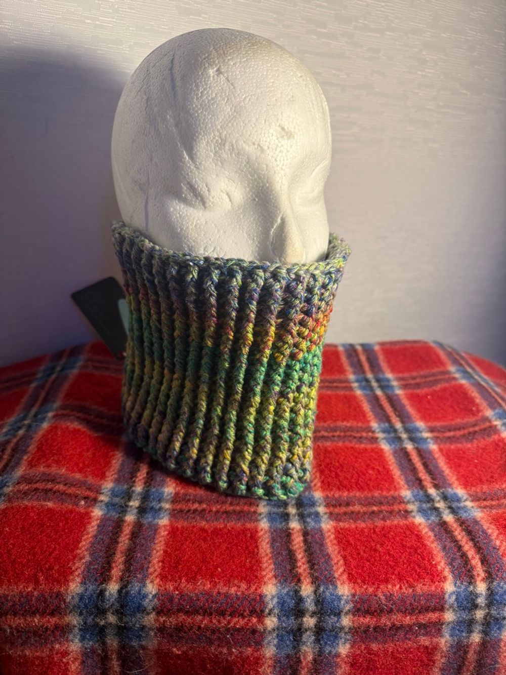 Variegated Rainbow Collar/Mask