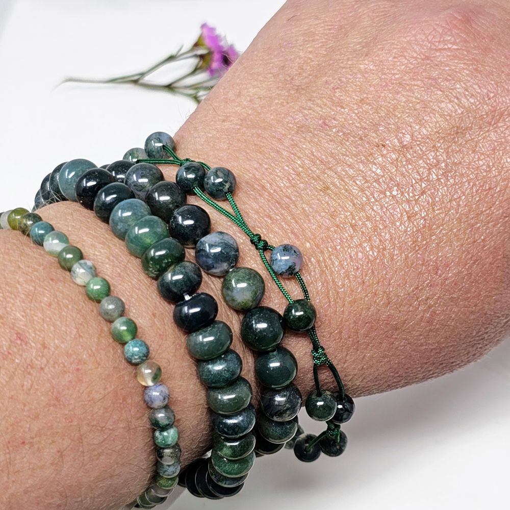 MOSS AGATE BRACELET 🌿 