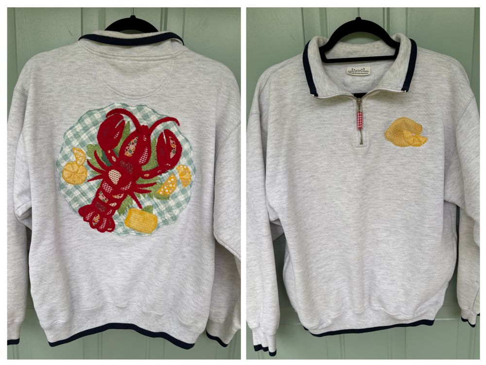 Lobster dinner quarter zip 