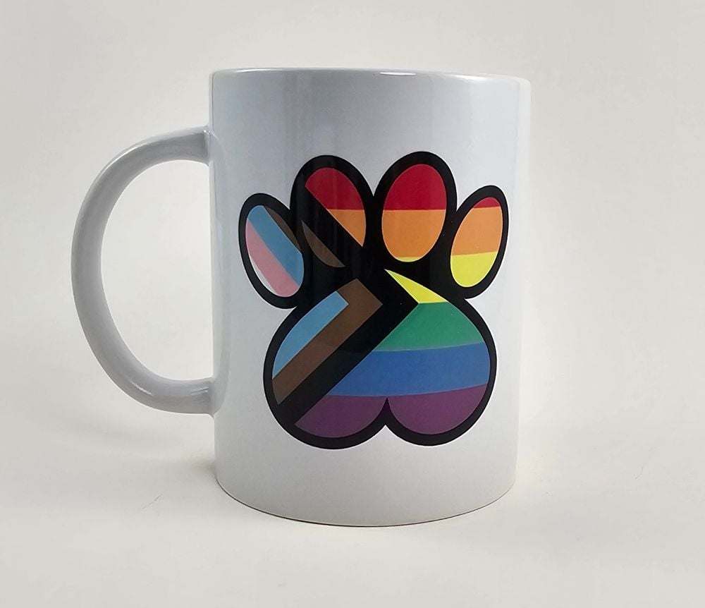 Single Pride Paw Mug