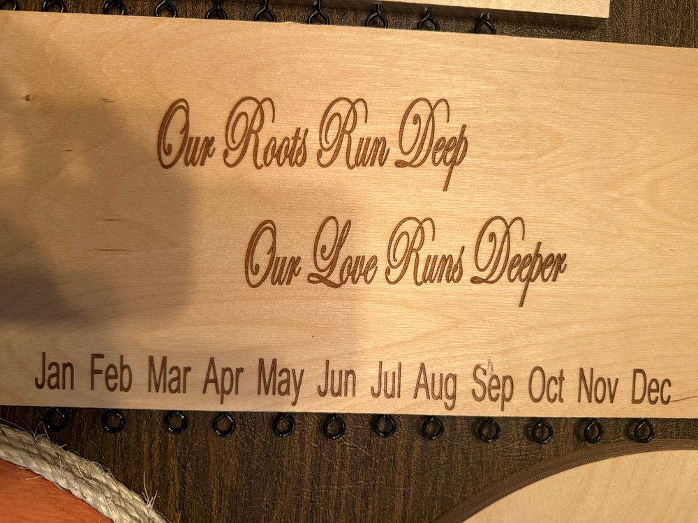 Our Love Birthday/Anniversary Board