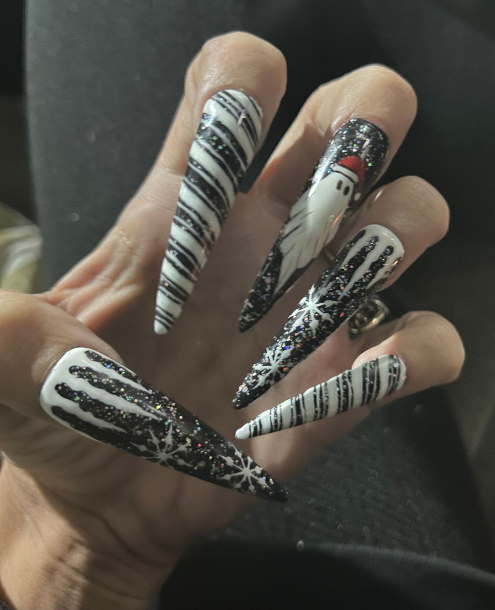 Holiday reusable press ons 