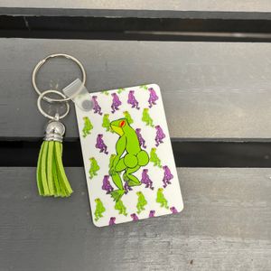 Green Tassel Frog Side 1