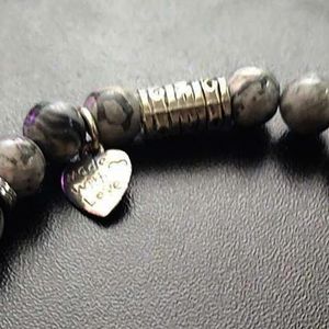 7" - Labradorite and Hematite