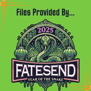 An image stating that files are provided by Fate's End, using a logo from Fate's End celebrating the Year of the Snake.