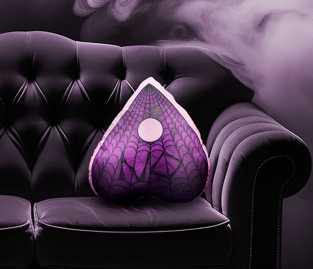 Spiderweb Planchette Pillow