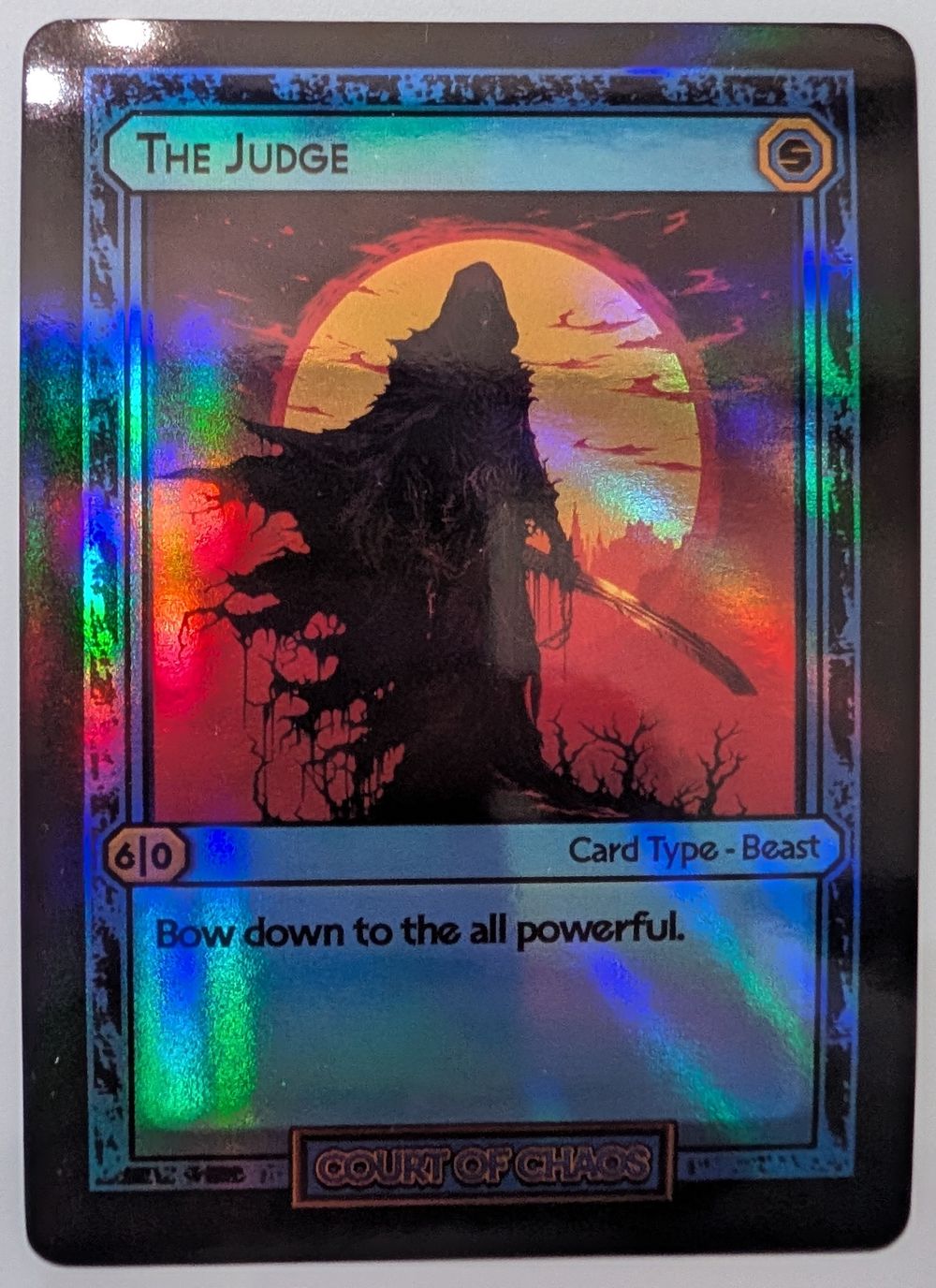 The Judge (Holographic) - Divorced Dads Court of Chaos Deck Card