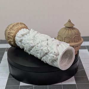 Wood filament cap variant