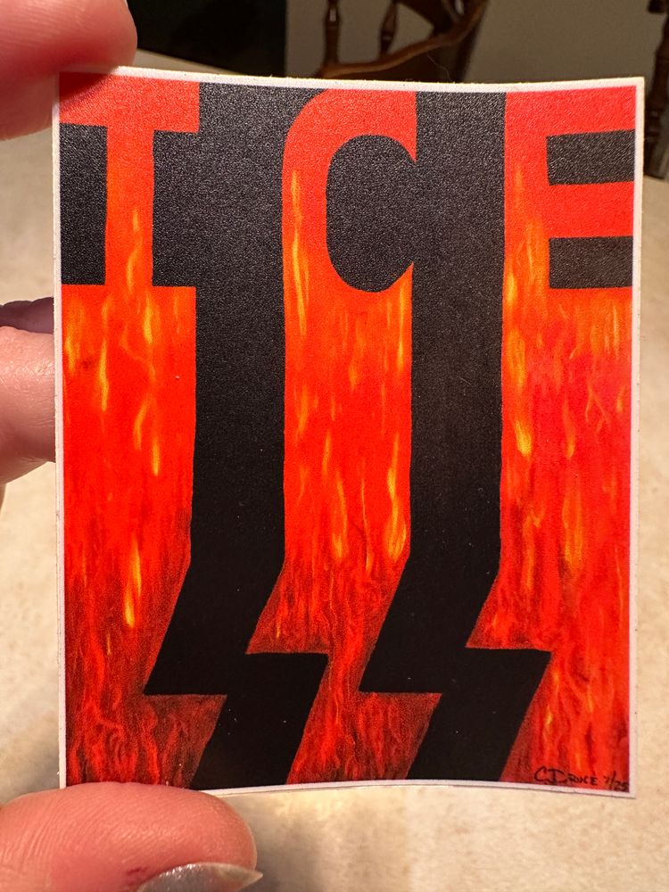 ICE/SS vinyl sticker