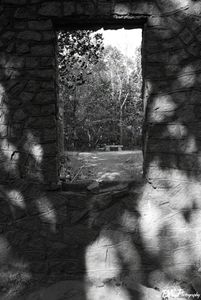 I'm obsessed with frames, and the engine house ruins at Elephant Rocks State Park was just perfect