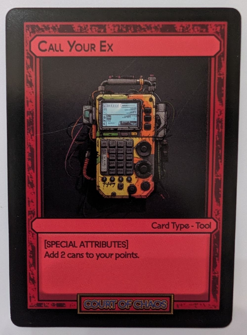 Call Your Ex - Divorced Dads Court of Chaos Deck Card