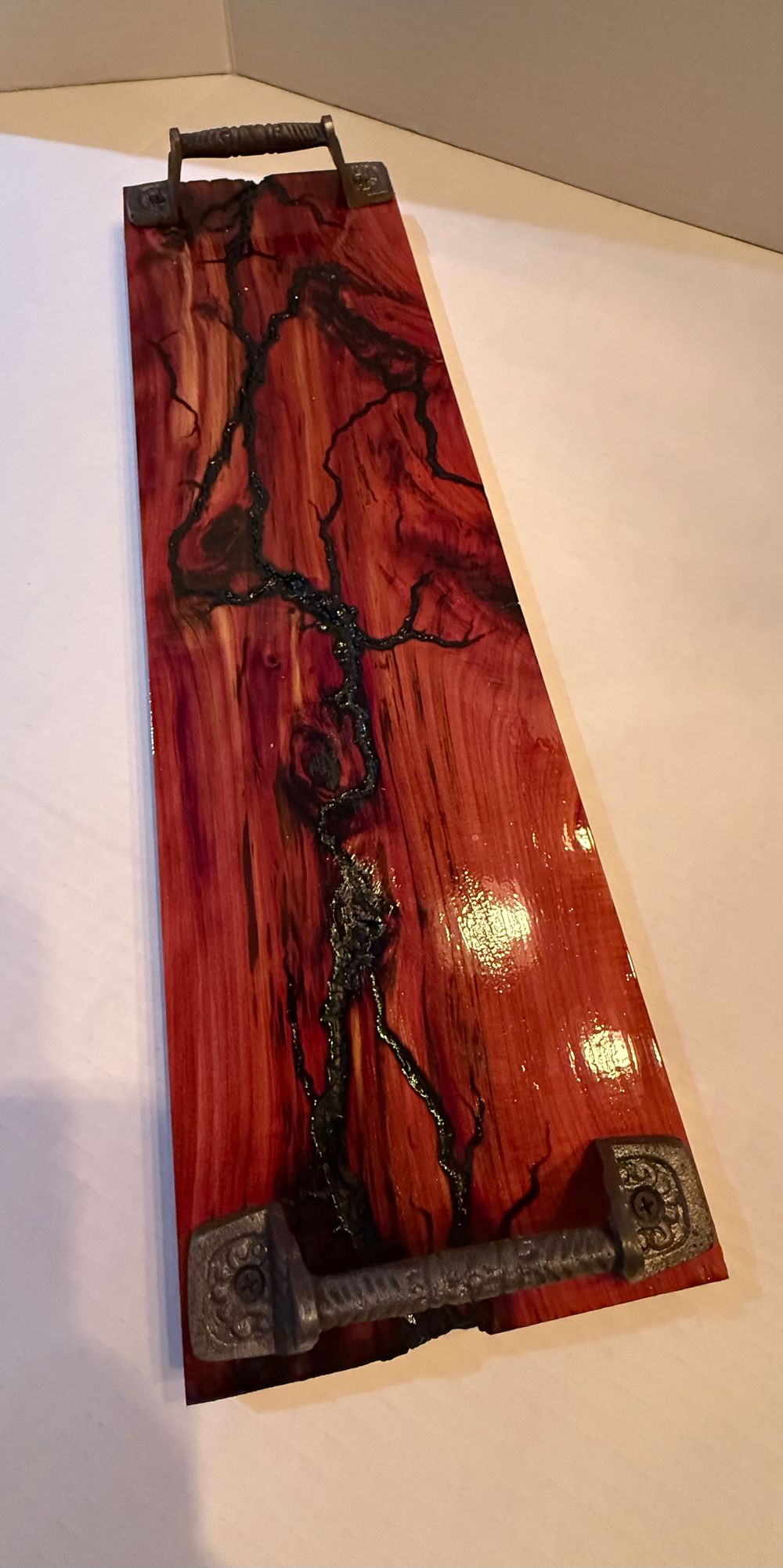 Cedar Lightning serving tray