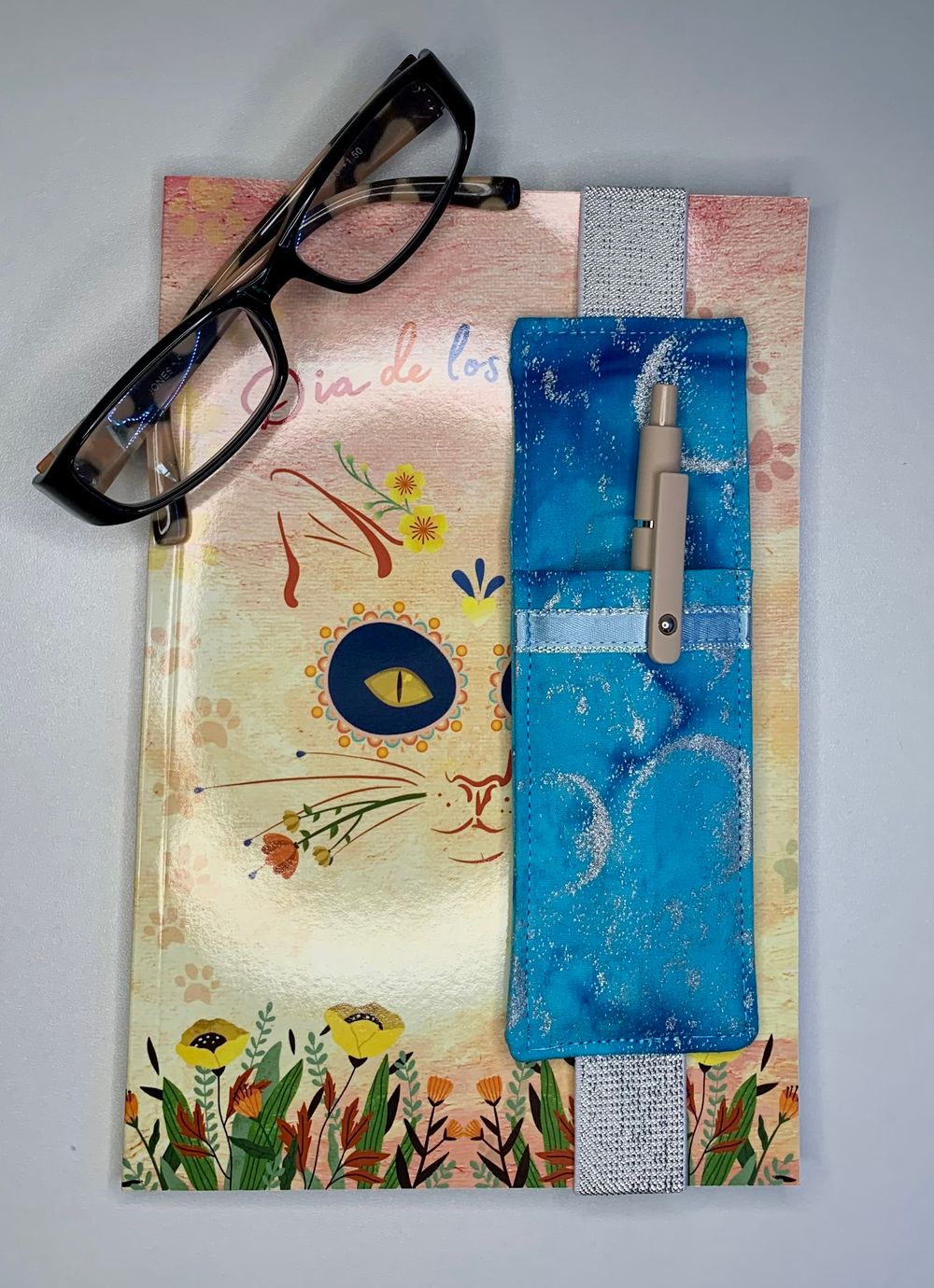 Blue Shimmer Bookmark