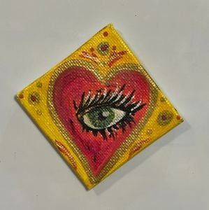 2x2 yellow background gold accents