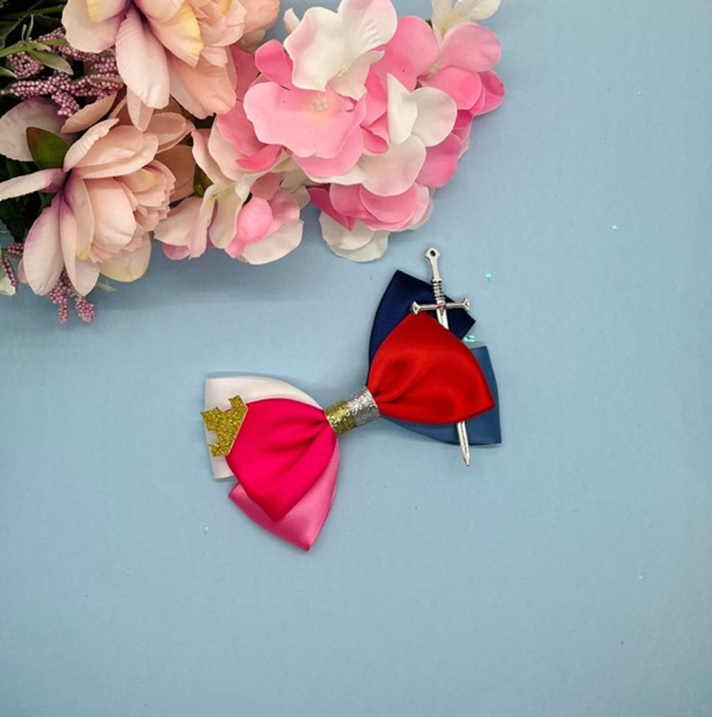 Sleeping Princess Inspired Mashup Bow