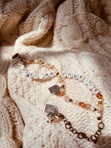 The Chai Sugar Cookies Friendship Bracelet in sunlight 