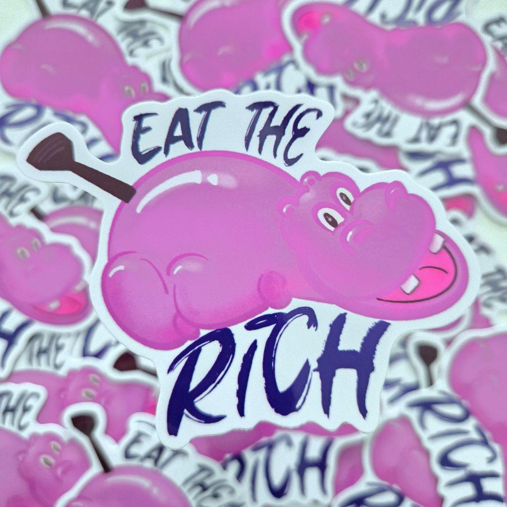 Eat the Rich Sticker