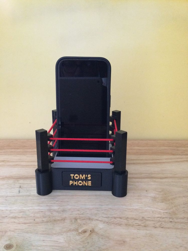 3D Printed Wrestling Ring CellPhone Stand Holder