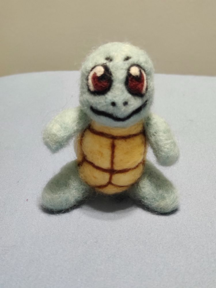 Needle felt Squirtle