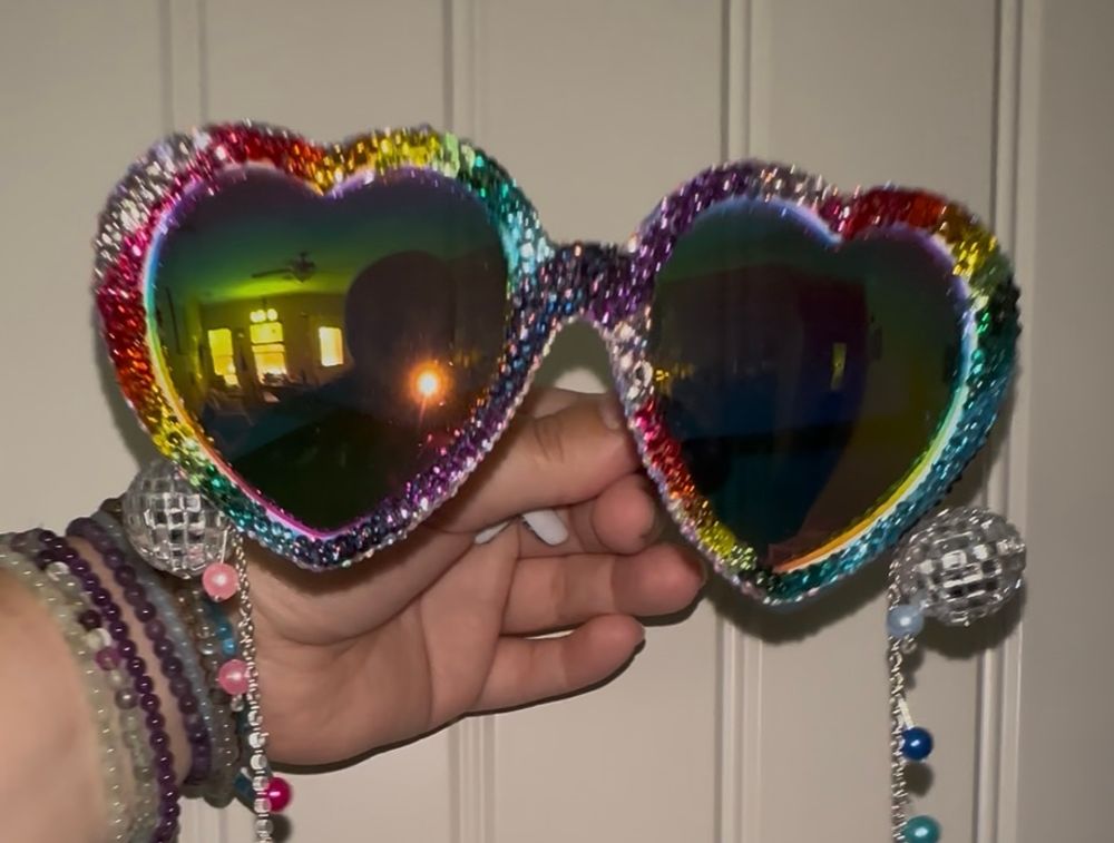 Rainbow Disco Sunglasses